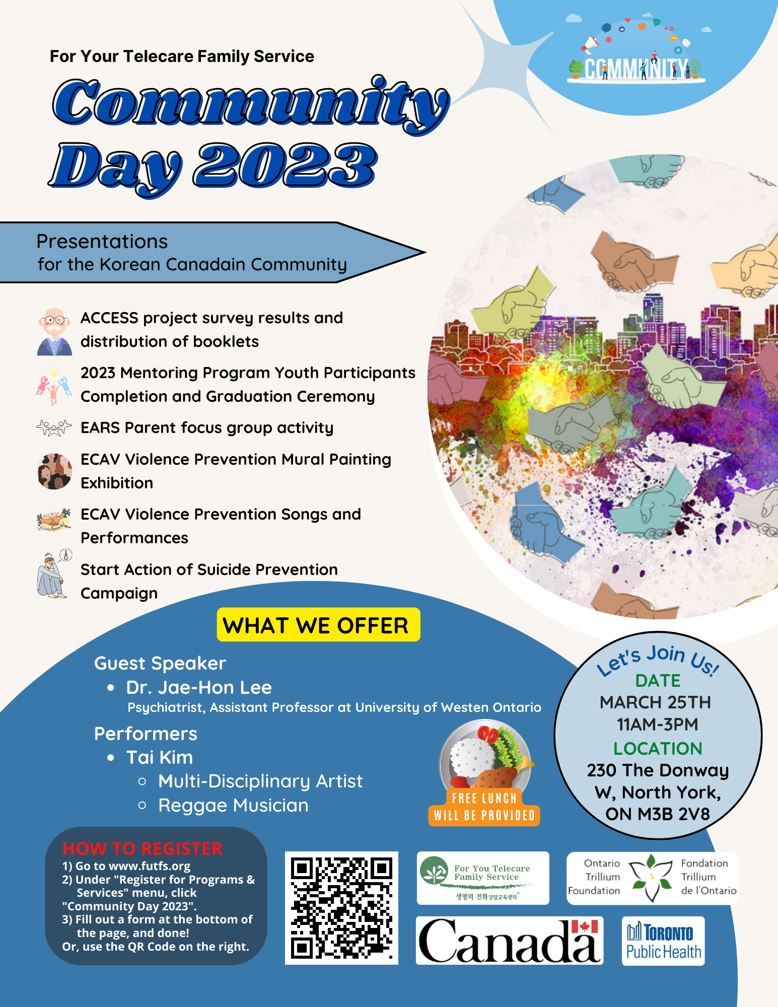 Community Day (March 2023) For You Telecare Family Service