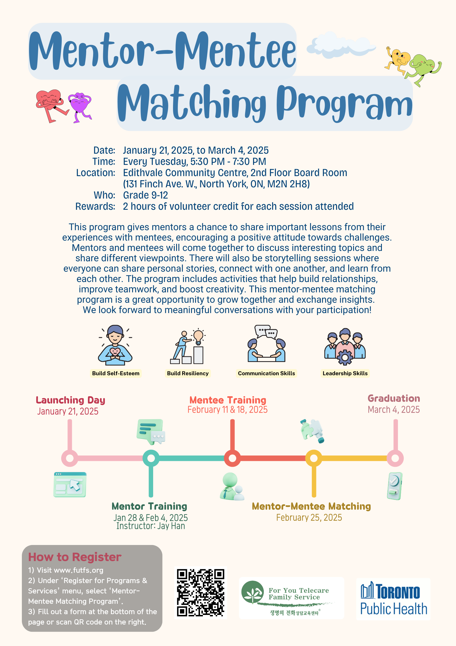 Mentor-Mentee Matching Program - For You Telecare Family Service